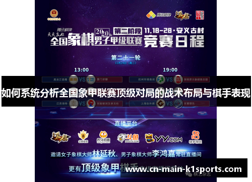 如何系统分析全国象甲联赛顶级对局的战术布局与棋手表现